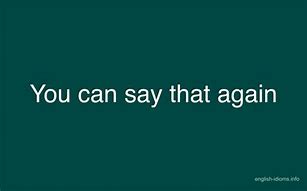 please say that again